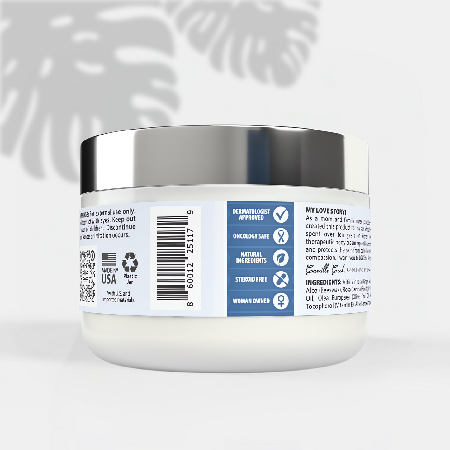 CompassionRx™ Naturals Therapeutic Body Cream Fragrance Free