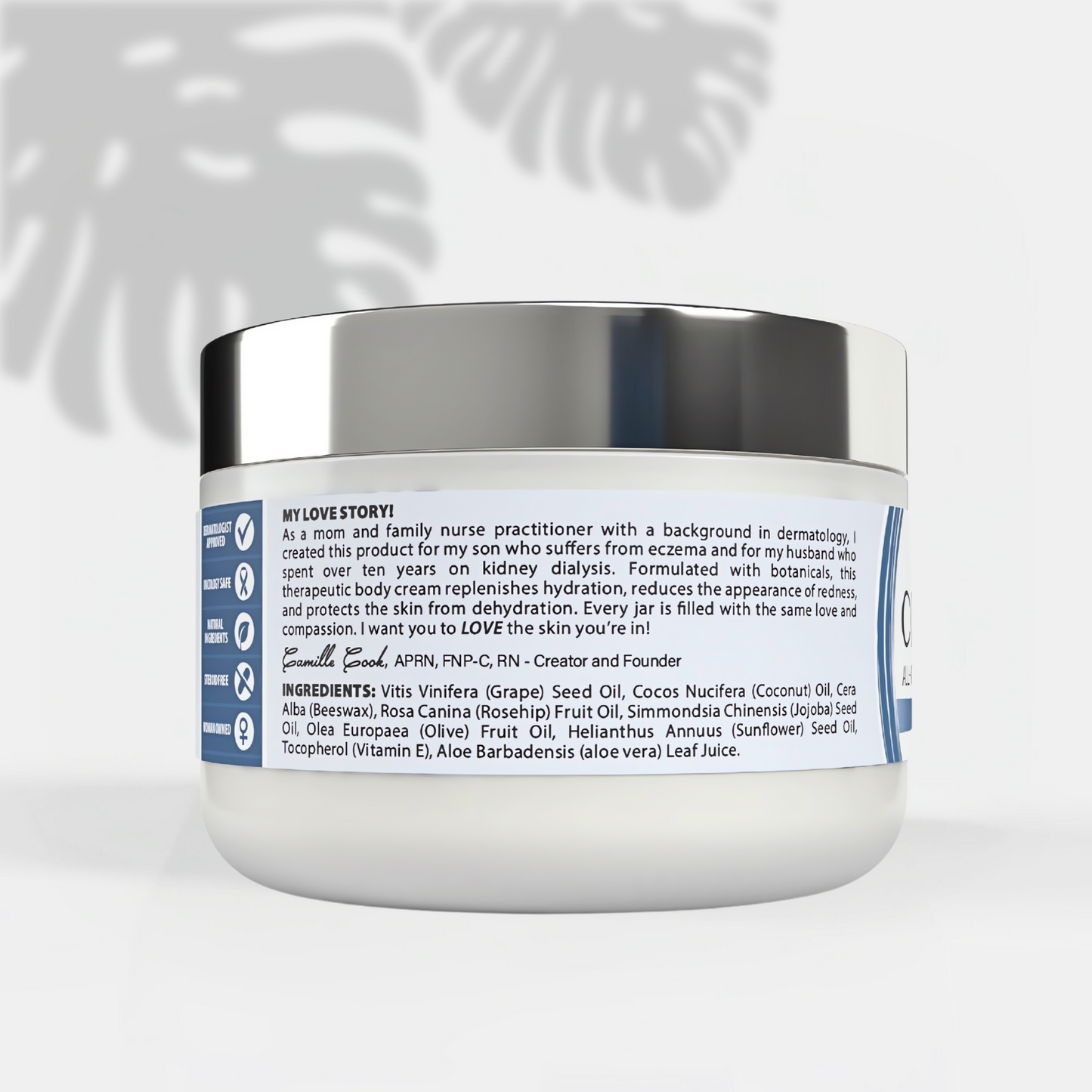 CompassionRx™ Naturals Therapeutic Body Cream Fragrance Free